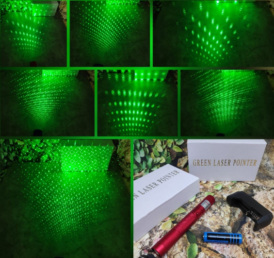 Лазерная указка Green Laser Pointer 303 с ключом - фото 8 - id-p225502807