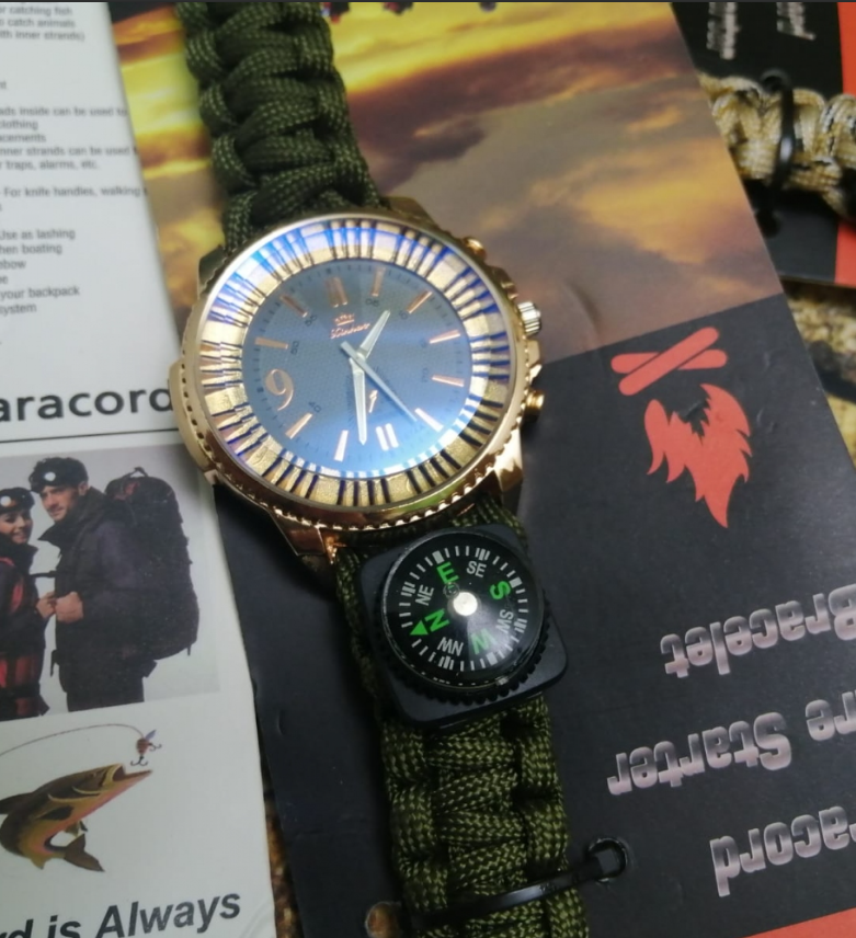 Тактические часы с браслетом из паракорда XINHAO - фото 6 - id-p225504648