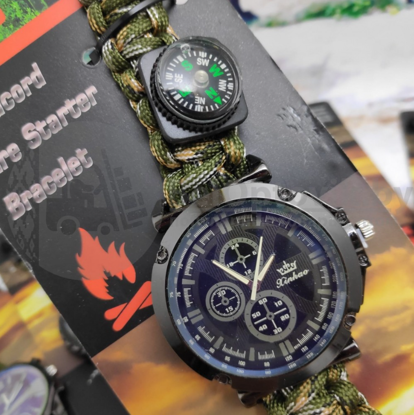 Тактические часы с браслетом из паракорда XINHAO - фото 8 - id-p225504648