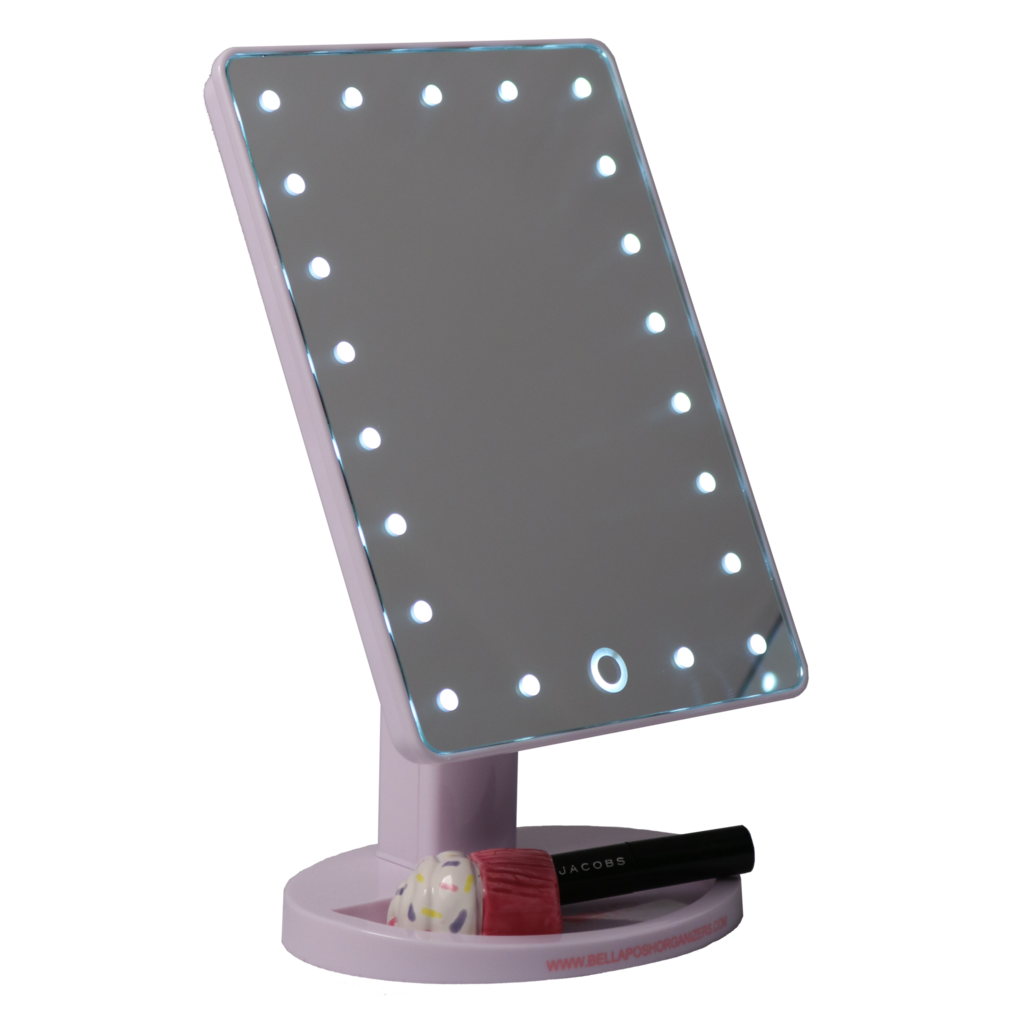 Безупречное зеркало с подсветкой Lange Led Mirror Black/White/Pink на батарейках! - фото 7 - id-p225499136