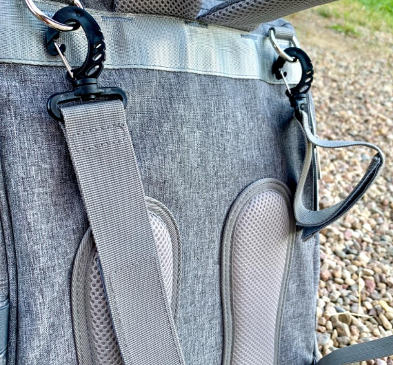 Сумка-рюкзак на коляску №1 "Premium Class" для мамы и ребёнка с непромокаемым отделением - фото 5 - id-p225502832