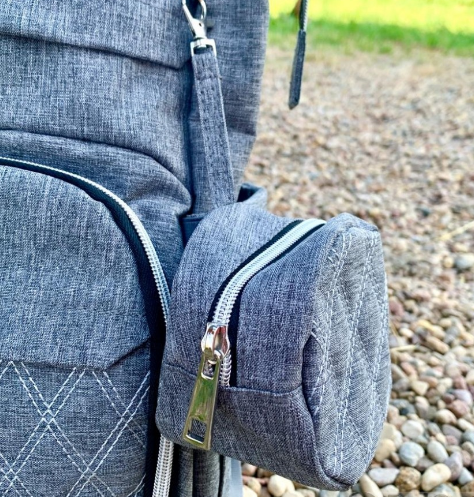 Сумка-рюкзак на коляску №1 "Premium Class" для мамы и ребёнка с непромокаемым отделением - фото 6 - id-p225502832