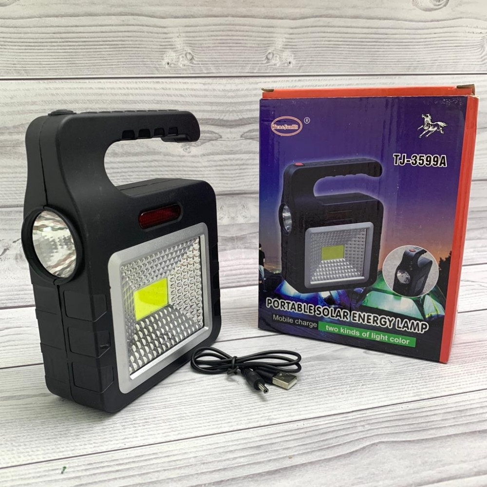 Портативный переносной светодиодный фонарь-лампа Portable Solar Energy Lamp TJ-3599A - фото 6 - id-p225503750