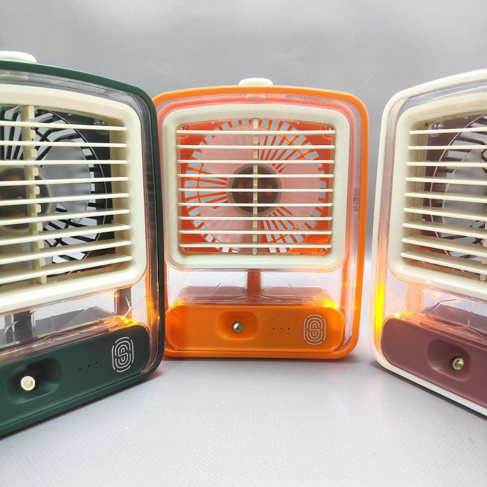 Настольный мини - вентилятор Light air conditioning MINI FAN беспроводной (увлажнение и охлаждение, 3 режима) - фото 4 - id-p225504697