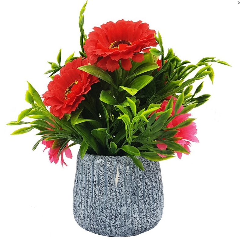 Декоративные цветы в горшке, украшение для дома, офиса - фото 1 - id-p225501998