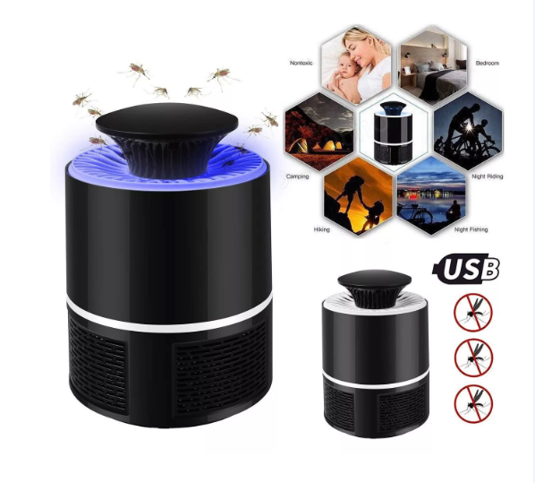Электрическая лампа ловушка для комаров, уничтожитель насекомых Mosquito Killer Lamp NOVA NV-818 USB - фото 2 - id-p225499194