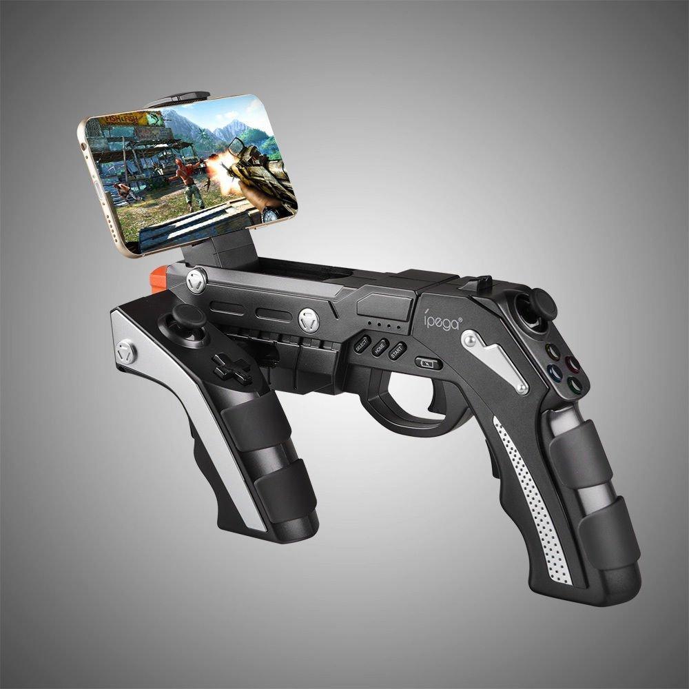 Беспроводной геймпад iPega PG-9057 Bluetooth PC/Android/IOS Phantom Shox Blaster Gun - фото 4 - id-p225500291
