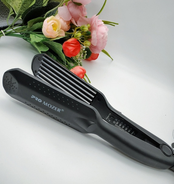 Ультратонкий керамический стайлер (плойка - гофре) PRO MOZER для гофрирования волос 4,5 см - фото 1 - id-p225500308