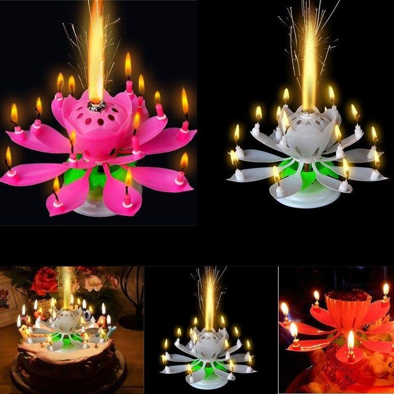Праздничная музыкальная свеча для торта Music Candle - фото 1 - id-p225501128