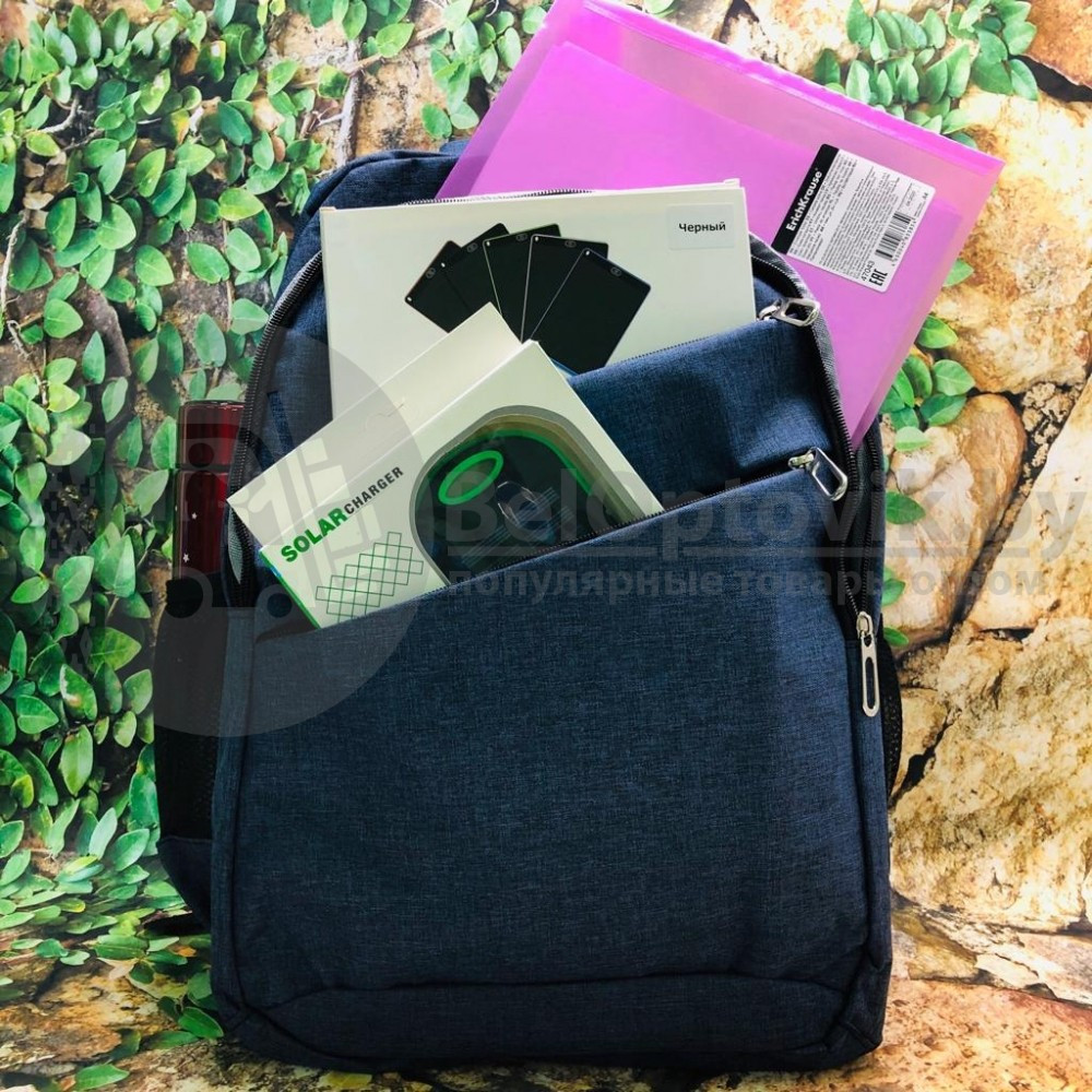 Многофункциональный рюкзак из водонепроницаемой ткани ZHULIAO SPORT с косой молнией и мягкой вентилируемой спи - фото 2 - id-p225500330