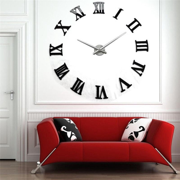 Часы настенные «Сделай сам» римские цифры, чёрный, от 100 см. - фото 2 - id-p225501148