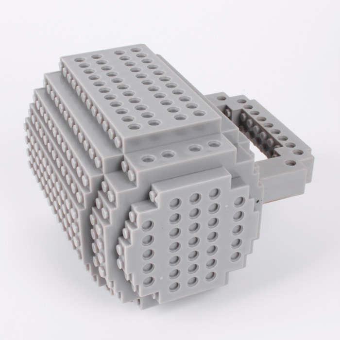 Подарочная кружка -конструктор Лего. Серый - фото 7 - id-p225503832