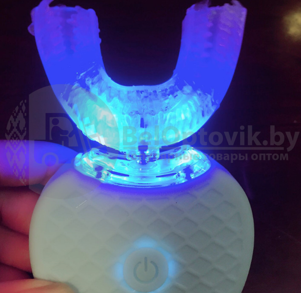 Ультразвуковая электрическая отбеливающая зубная щетка Toothbrush Cold Light Whitening - фото 3 - id-p225500336