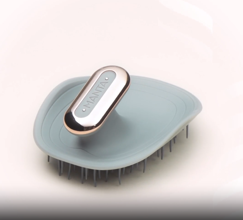 Влагозащитная моющая и массажная Massager Shampoo Brush 2 режима, USB - фото 9 - id-p225504772