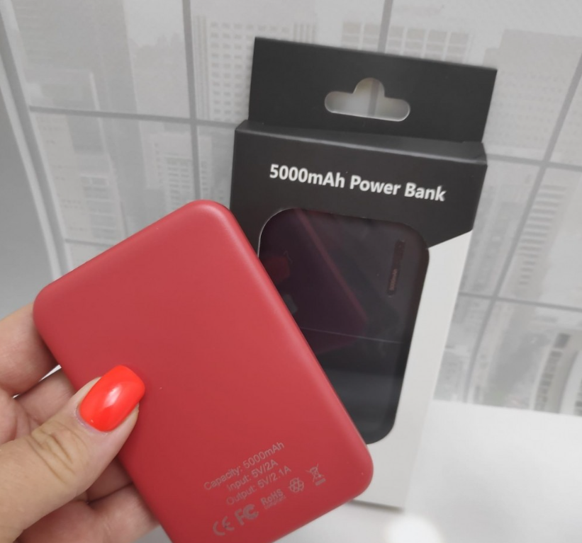 Портативное зарядное устройство Power Bank 5000mAh Kinetic, с индикатором заряда - фото 5 - id-p225503839