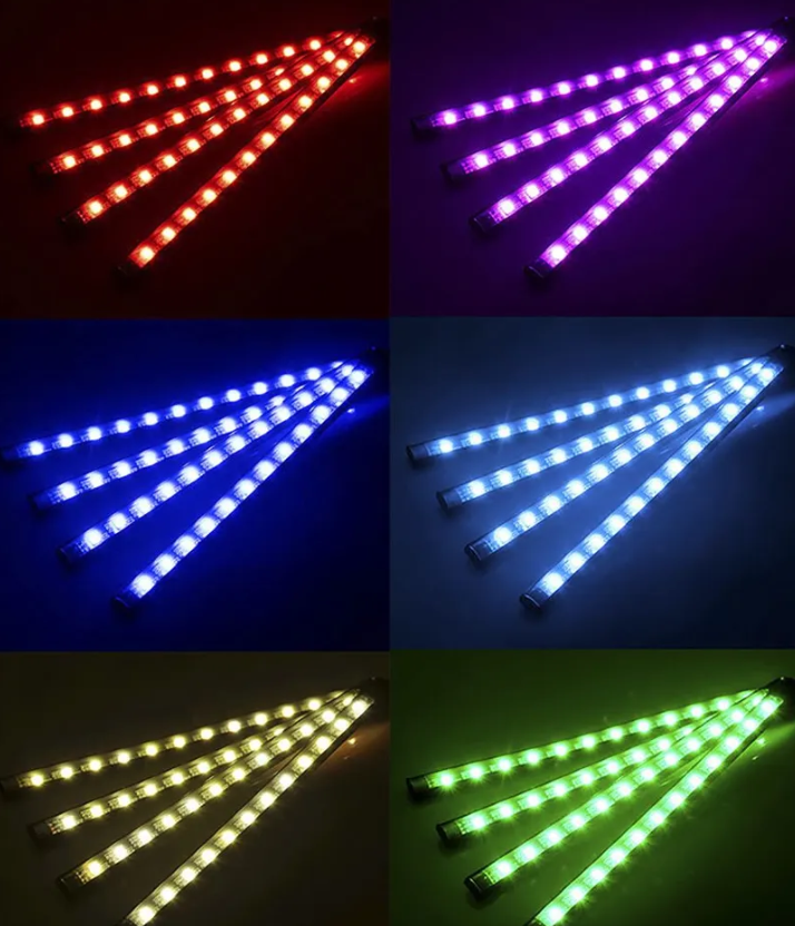 Универсальная светодиодная RGB led подсветка салона с контроллером и датчиком музыки для автомобиля Automobile - фото 7 - id-p225503861