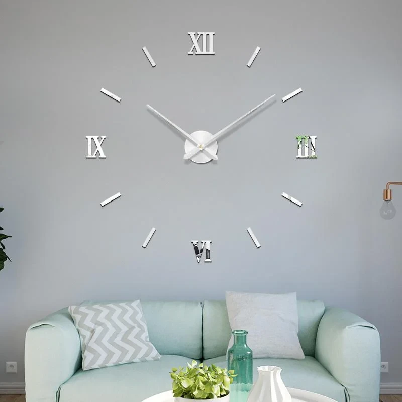 Часы настенные «Сделай сам» римские цифры, чёрный, от 80 см. - фото 1 - id-p225501182