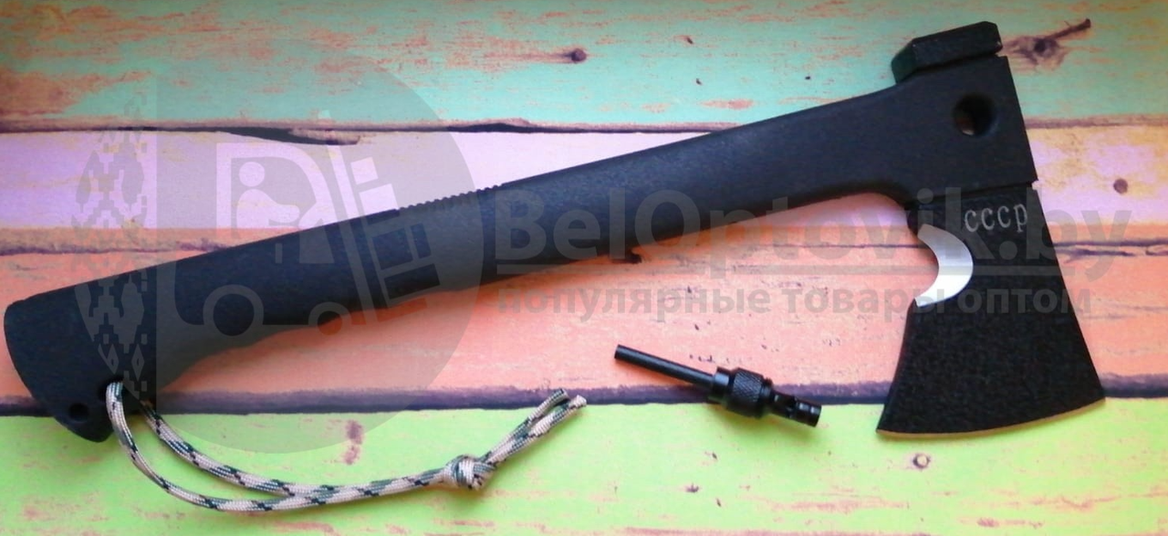 Набор для выживания: Топор СССР с огнивом и ножом - фото 7 - id-p225503882