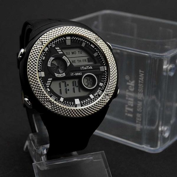 Шикарные наручные водозащищенные часы ITAITEK IT-8982 в подарочной коробке - фото 2 - id-p225505824