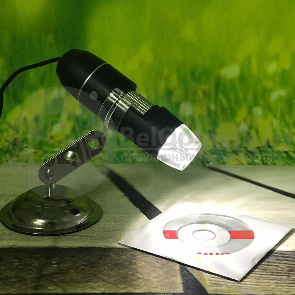 Цифровой USB-микроскоп Digital microscope electronic magnifier (4-х кратный ZOOM, с регулировкой 50-1600) - фото 6 - id-p225499334