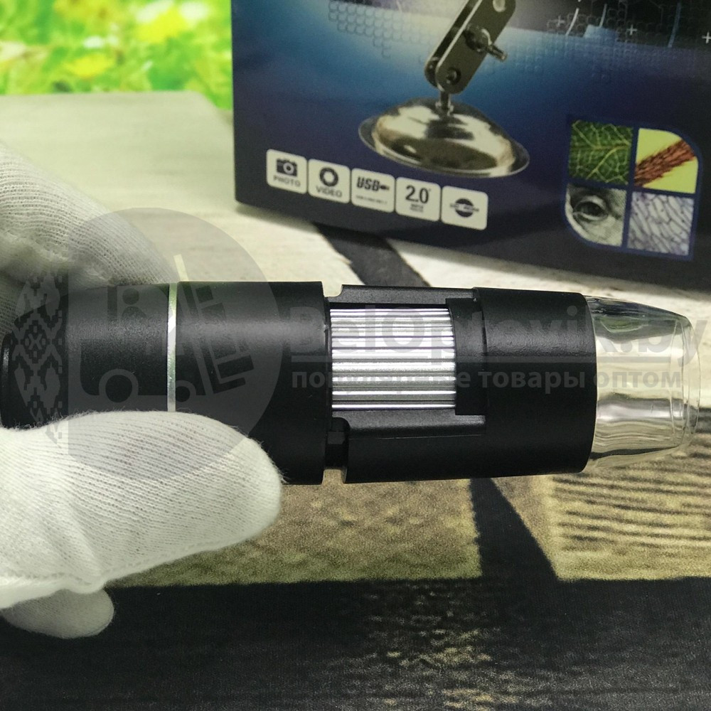 Цифровой USB-микроскоп Digital microscope electronic magnifier (4-х кратный ZOOM, с регулировкой 50-1600) - фото 7 - id-p225499334