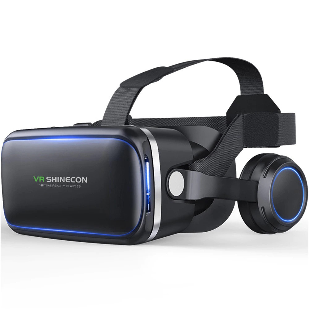 Очки виртуальной реальности 3 D VR Shinecon 6.0 с наушниками - фото 4 - id-p225502157