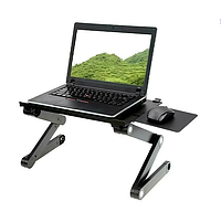 Складной cтолик трансформер для ноутбука с охлаждением Multifunctional Laptop Table Т9