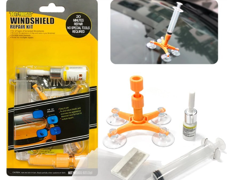 Набор для ремонта автостёкл Windshield Repair Kit, 1,5g - фото 2 - id-p225502177