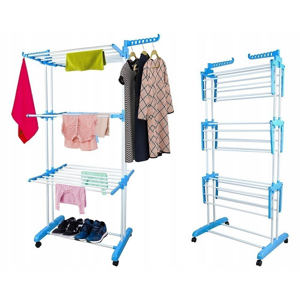 Напольная сушилка для белья Rack With Wheels Лучшая цена! - фото 3 - id-p225501259