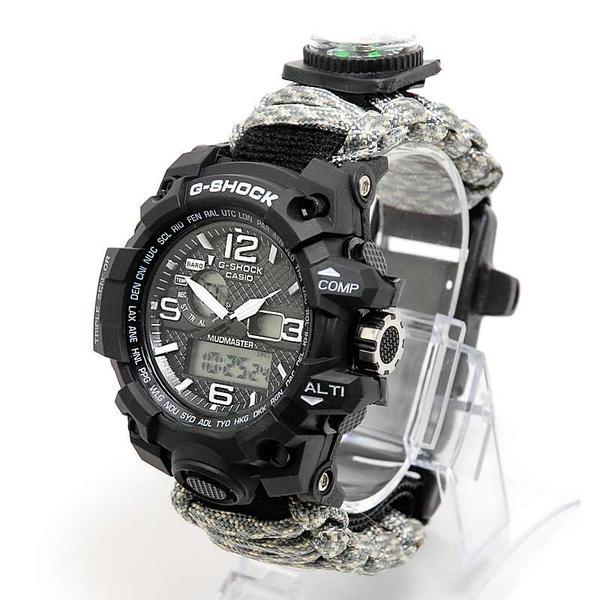 Тактические часы с браслетом из паракорда G-SHOCK 5478 выживальщика ремень - паракорд, компас - фото 6 - id-p225503957