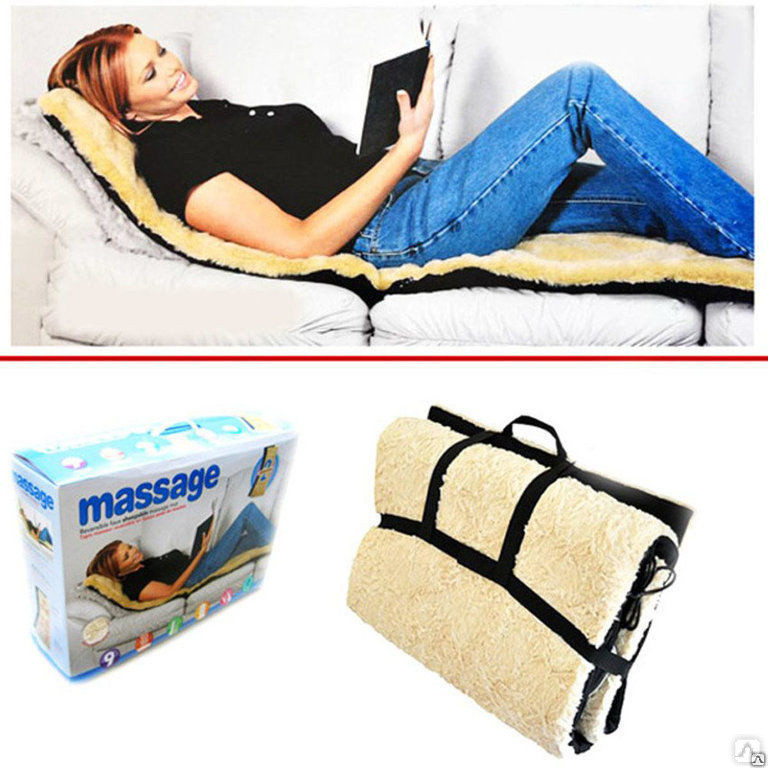 Массажный матрас (массажная кровать) с ворсом Massage Mattress HX-1220, функцией ИК-прогревания - фото 3 - id-p225503096