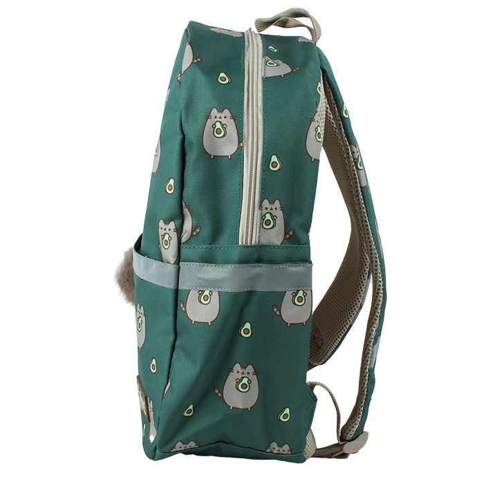 Рюкзак мягкий "Кот-авокадо" зеленый / розовый - фото 9 - id-p225504913