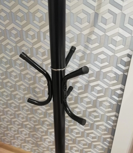 Напольная металлическая вешалка - стойка на 12 крючков COAT RACK для верхней одежды, сумок, шляп, зонтов - фото 10 - id-p225504919