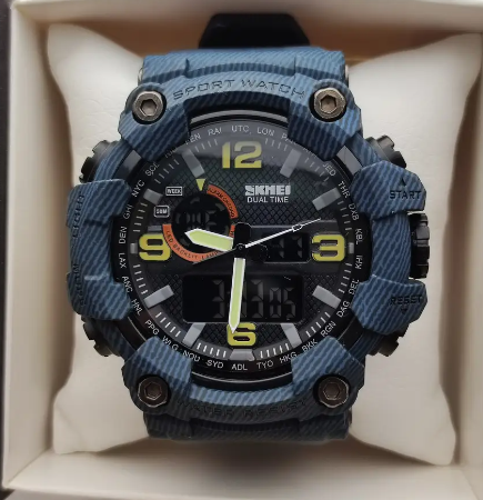Мужские наручные часы Skmei 1520 спортивные, удоропрочные, водонепроницаемые 3 цвета - фото 1 - id-p225504988
