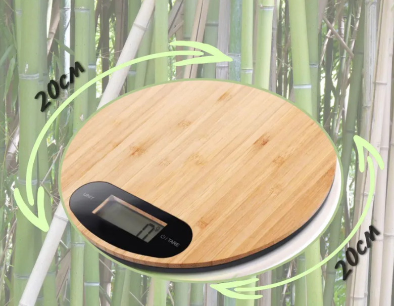 Электронные бамбуковые кухонные весы Electronic Kitchen Scale (до 5 кг) - фото 4 - id-p225504093