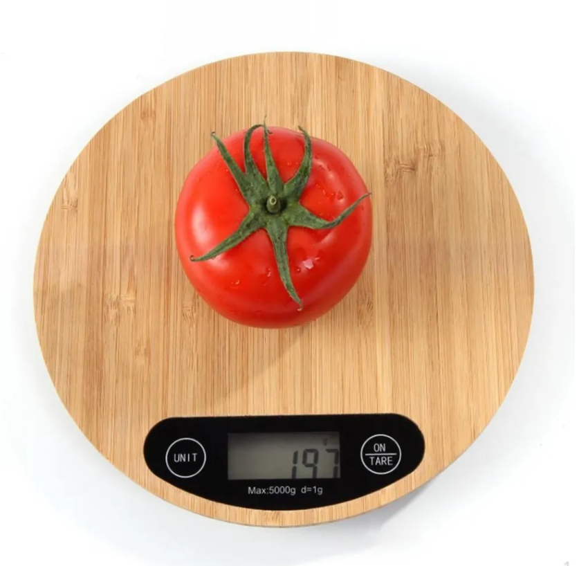 Электронные бамбуковые кухонные весы Electronic Kitchen Scale (до 5 кг) - фото 5 - id-p225504093