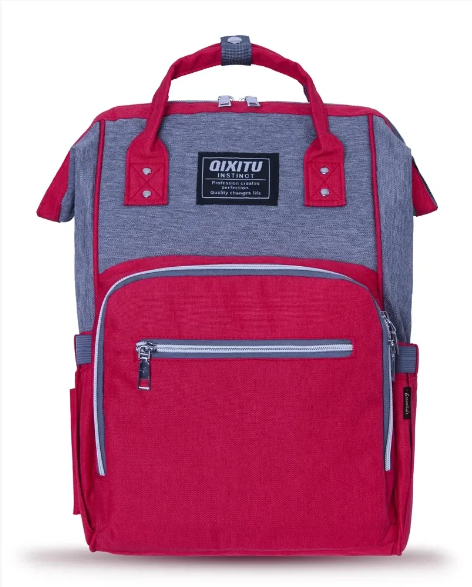 Сумка - рюкзак для мамы с термо-карманами для бутылочек Qixitu Микс цветов!Супер-цена! - фото 8 - id-p225505017