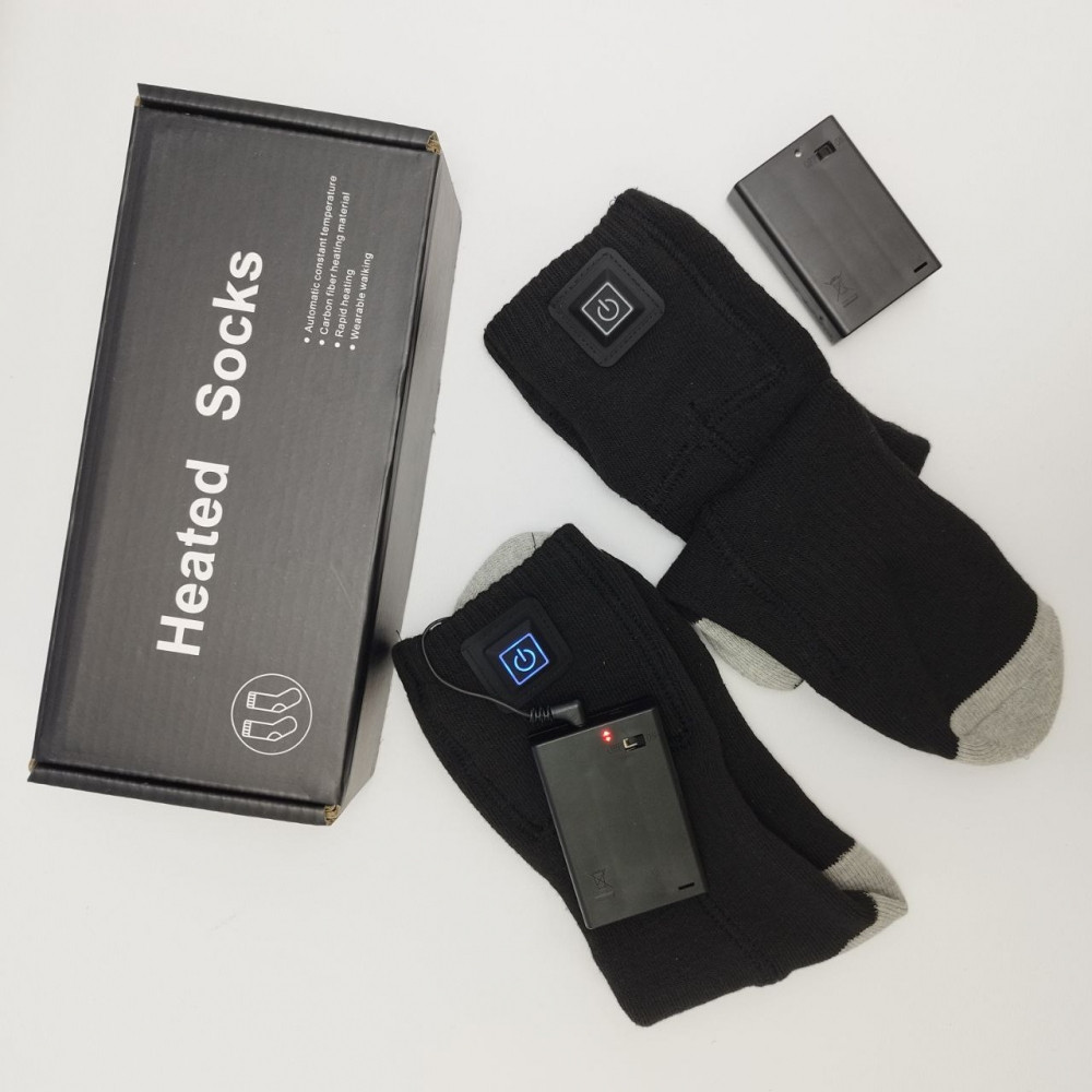 Термоноски с подогревом 1 пара Heated Socks / Универсальный размер - фото 9 - id-p225506006