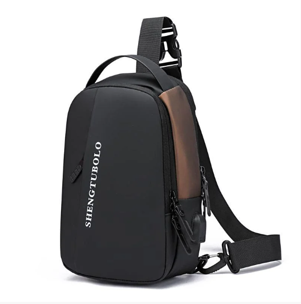 Сумка - рюкзак через плечо Shengtubolo с USB / Сумка слинг - фото 2 - id-p225505053