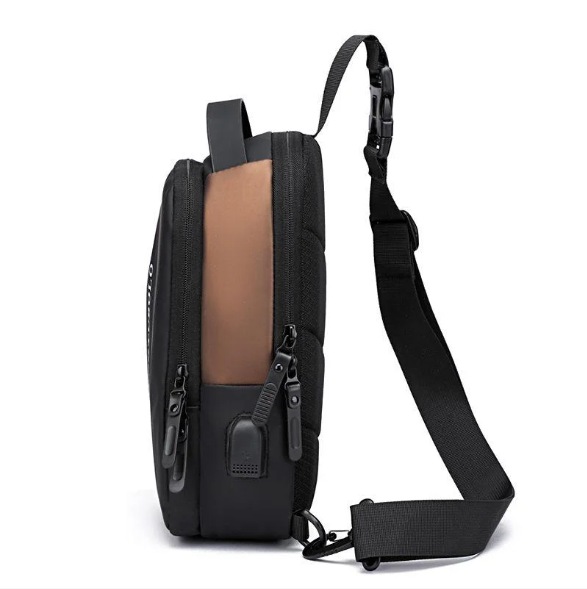 Сумка - рюкзак через плечо Shengtubolo с USB / Сумка слинг - фото 3 - id-p225505053