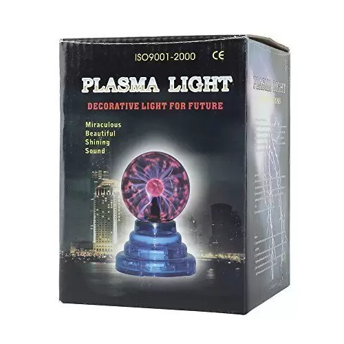 Плазменный шар Plasma light декоративная лампа Тесла, 20 см. / Магический ночник с молниями - фото 3 - id-p225506055
