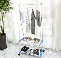 Напольная вешалка на колесиках Clothes Rack