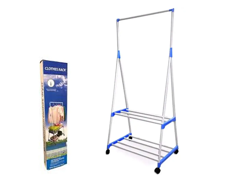 Напольная вешалка на колесиках Clothes Rack - фото 8 - id-p225505119