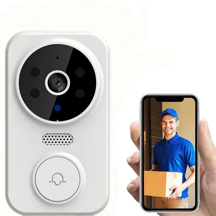 Умный беспроводной видеоглазок Mini DOORBELL Wi-Fi управление - фото 5 - id-p225504222