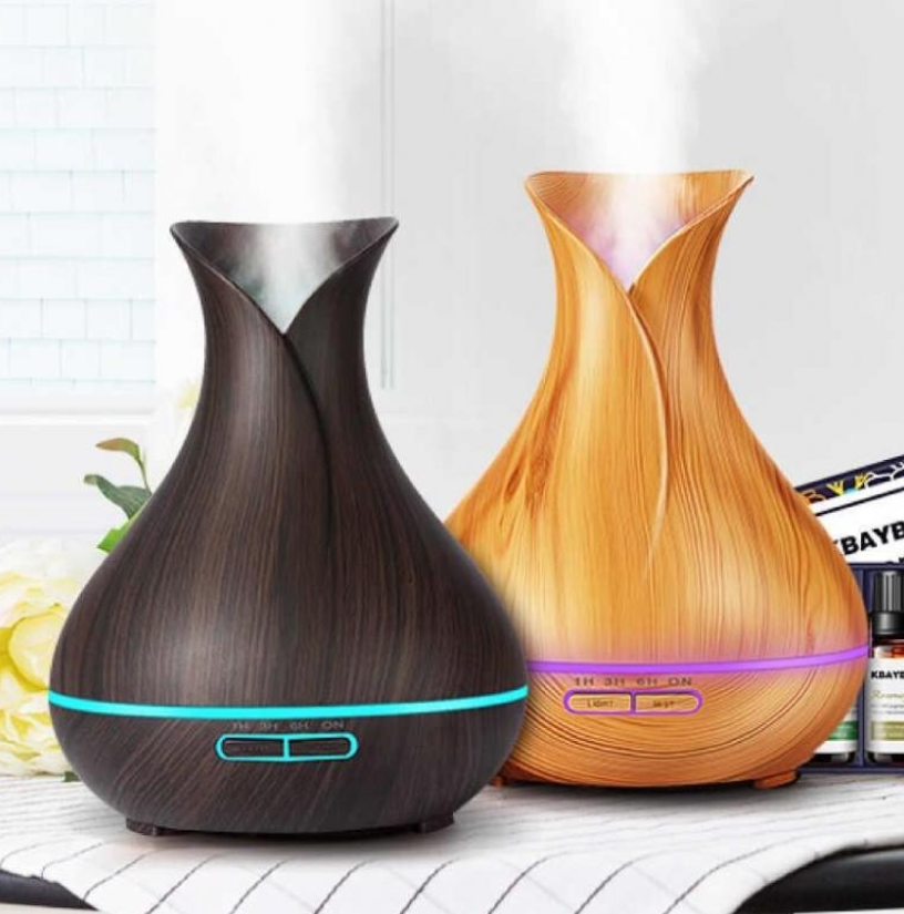 Увлажнитель воздуха (аромадиффузер) Aroma Diffuser с таймером на 1/3/6 часов и LED-подсветкой, 400 ml - фото 10 - id-p225505154