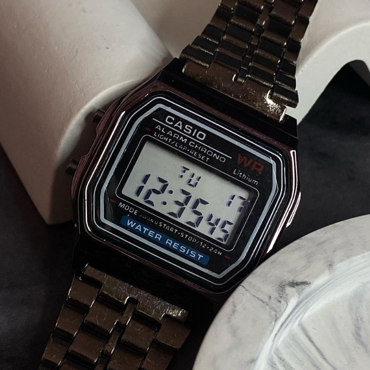 Наручные электронные часы CASIO F91W. С функцией будильника и секундомера. Разные расцветки - фото 1 - id-p225505163