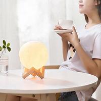 Увлажнитель воздуха USB MOON LAMP Humidifier 3D с функцией ночника 880 ml