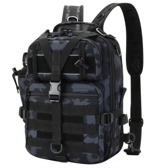 Тактический мужской рюкзак, походный, для рыбалки и охоты. Размер: 40х25х14 см - фото 1 - id-p225506185