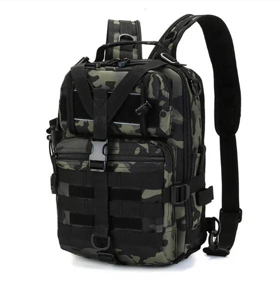 Тактический мужской рюкзак, походный, для рыбалки и охоты. Размер: 40х25х14 см - фото 2 - id-p225506185