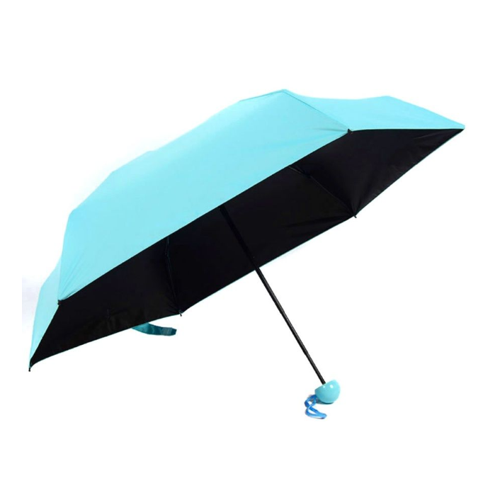 Зонт Mini Pocket Umbrella в капсуле (карманный зонт) Голубой - фото 10 - id-p225504325